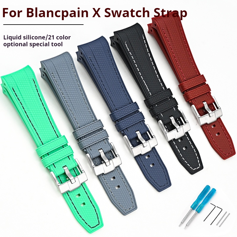 Fragance X - Rubber Silicone Watch Band for Swatch