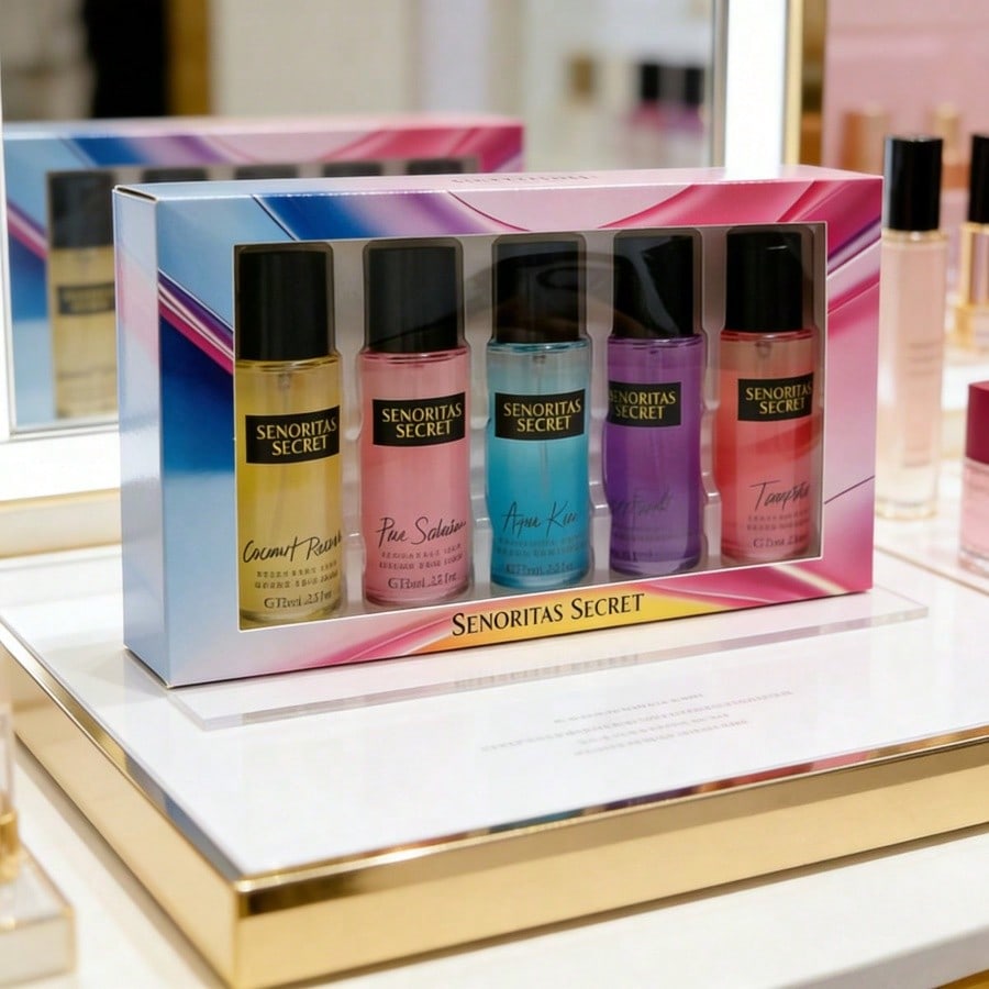 5-in-1 Women's Perfume Gift Se - Perfume Aqua Fragrance ulasan dan harga