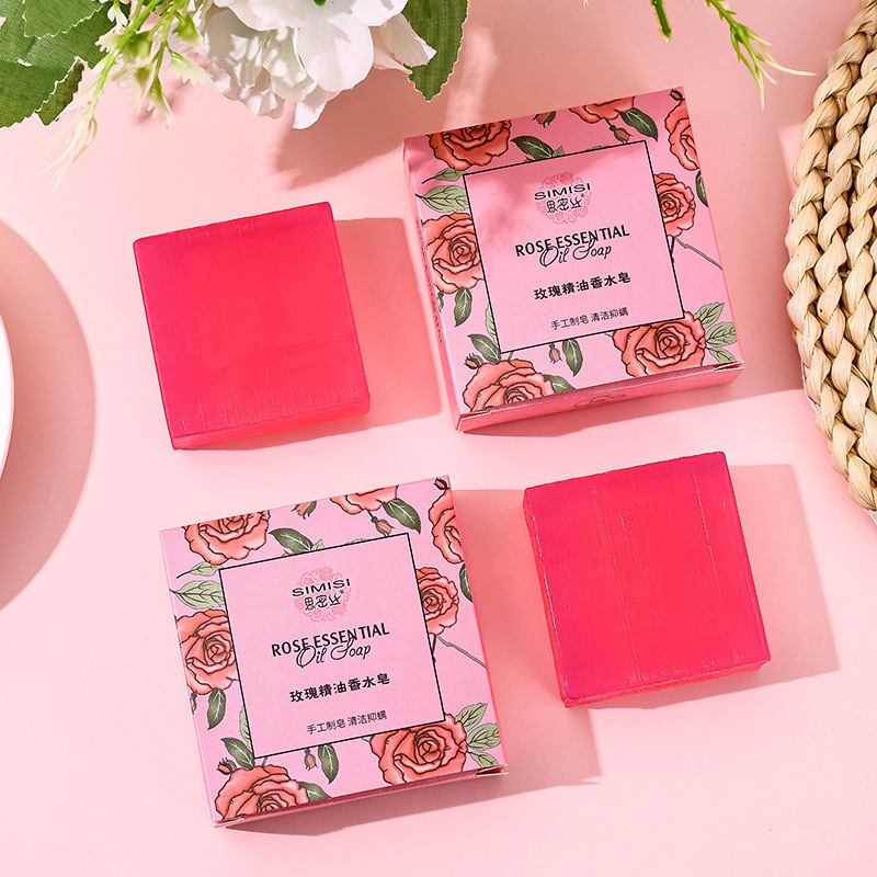 Rose essential oil soap, wash  - Perfume Fragrance Soap ulasan dan harga