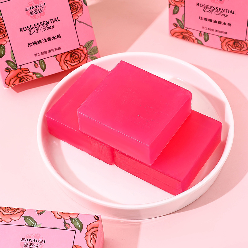 Rose essential oil soap, wash  - Perfume Fragrance Soap ulasan dan harga