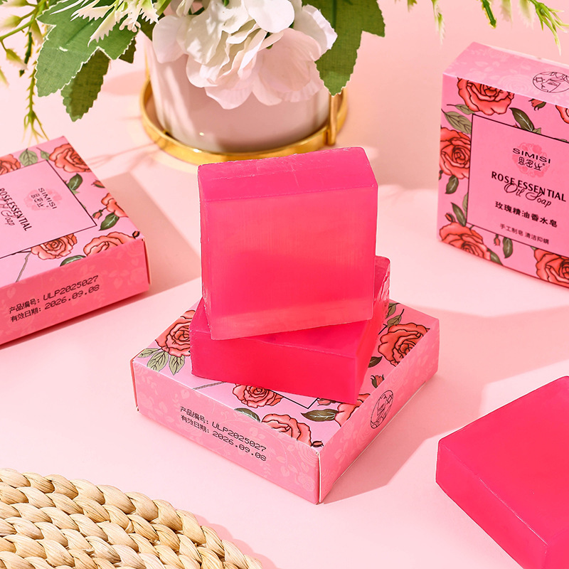 Rose essential oil soap, wash  - Perfume Fragrance Soap ulasan dan harga