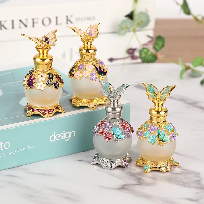 15ml Metal Butterfly Refillabl - Perfume Fragrance Attar ulasan dan harga