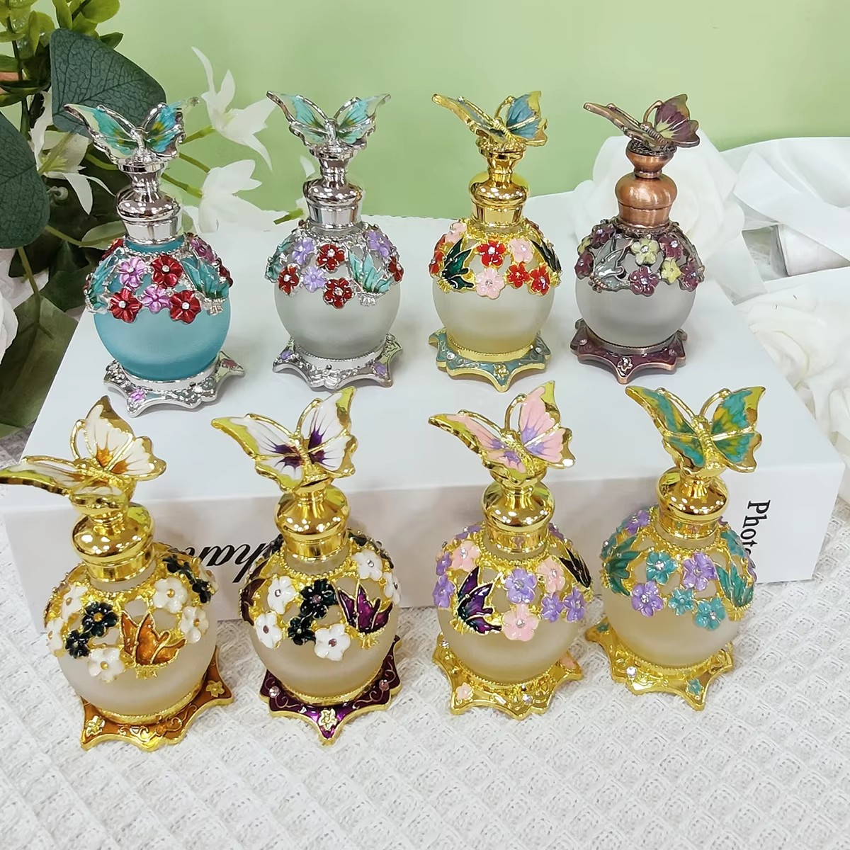 15ml Metal Butterfly Refillabl - Perfume Fragrance Attar ulasan dan harga