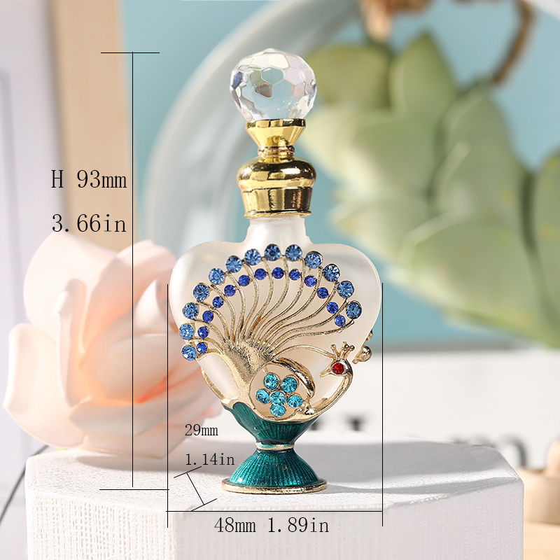 10ml Heart Pecock Rose Flower  - Perfume Fragrance Attar ulasan dan harga