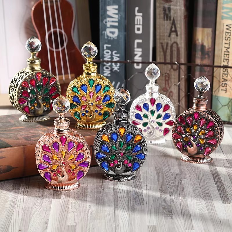 60pcs 12ml Arab Peacock Stones - Perfume Fragrance Attar ulasan dan harga